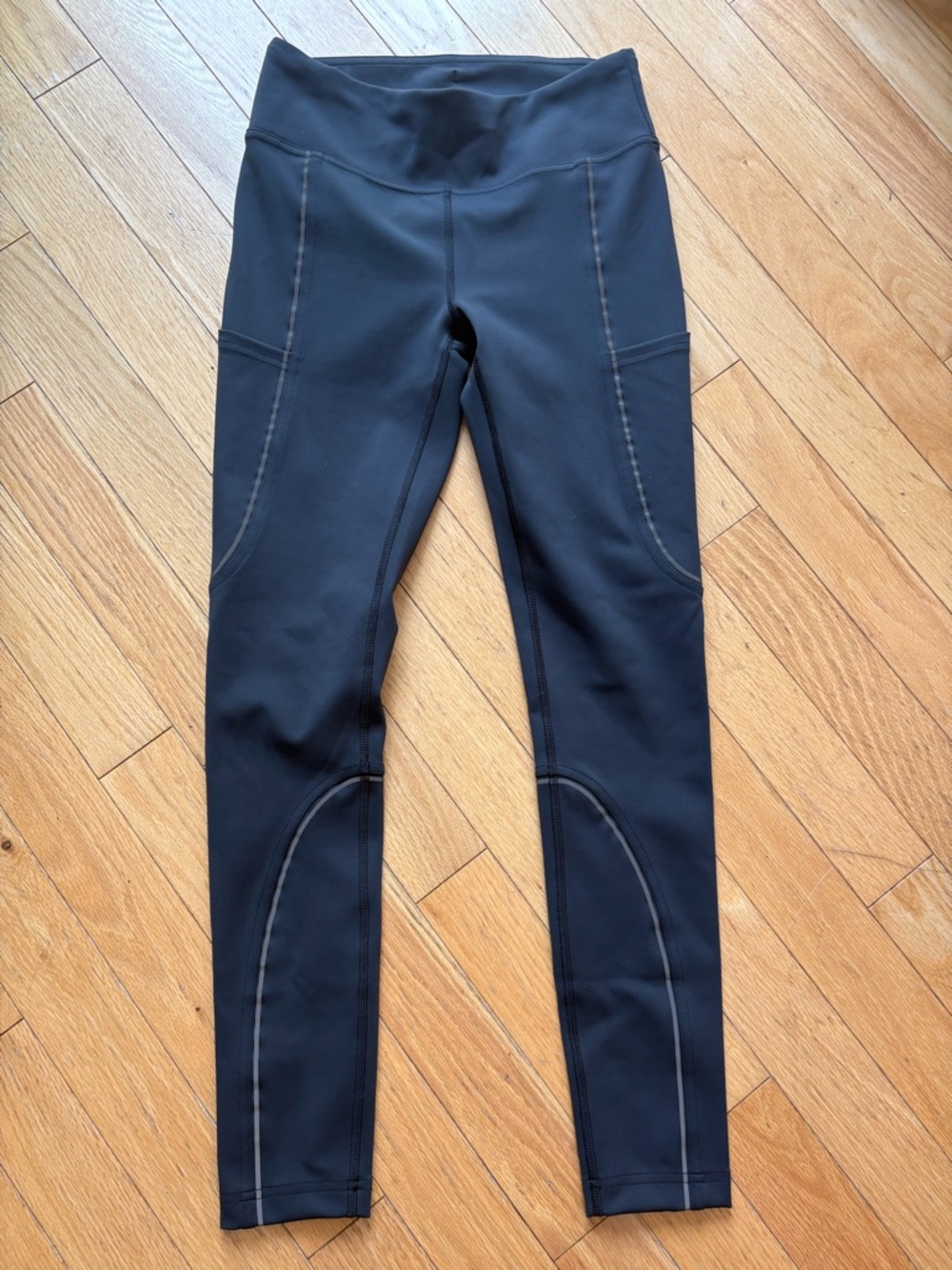 Outdoor Voices Black Performance Leggings with Interior Pocket NWOT